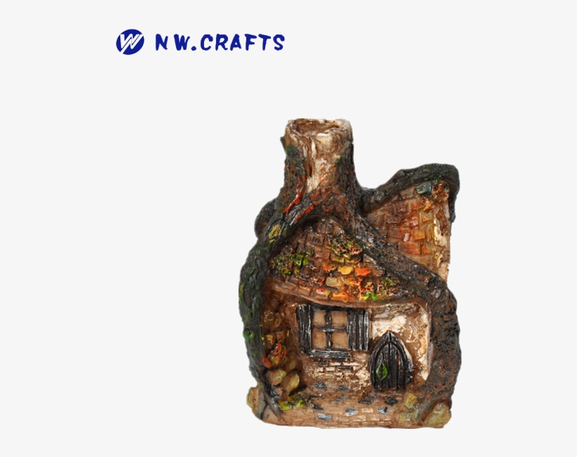 Handmade Kid Toy Garden Resin Fairy House Model For, transparent png #6965118