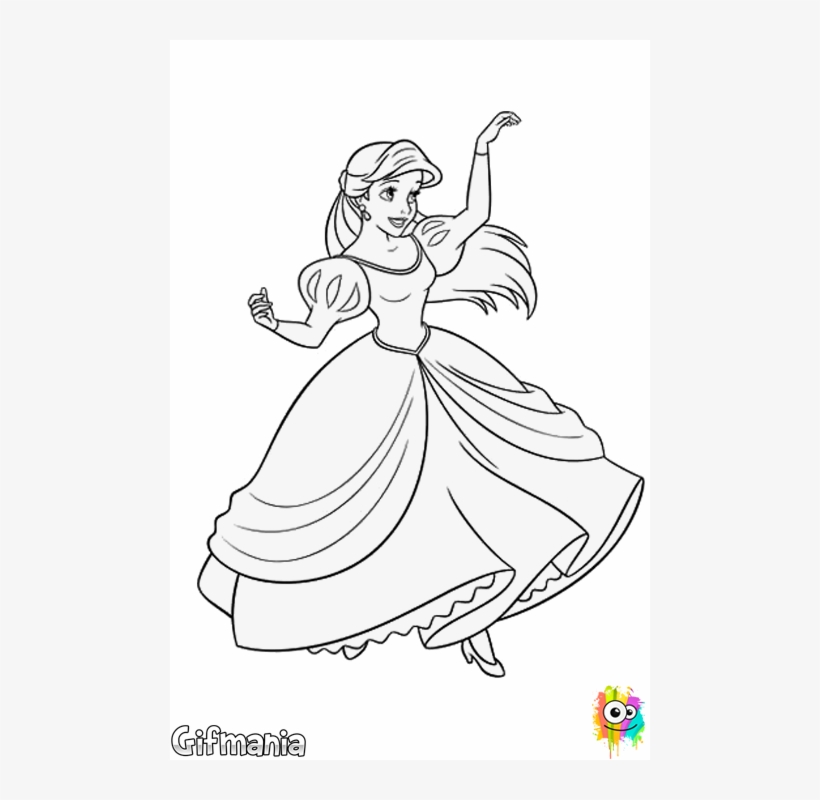Princesa Ariel, transparent png #6966476