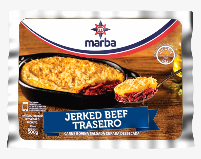 Jerked Beef Traseiro 500g, transparent png #6966550