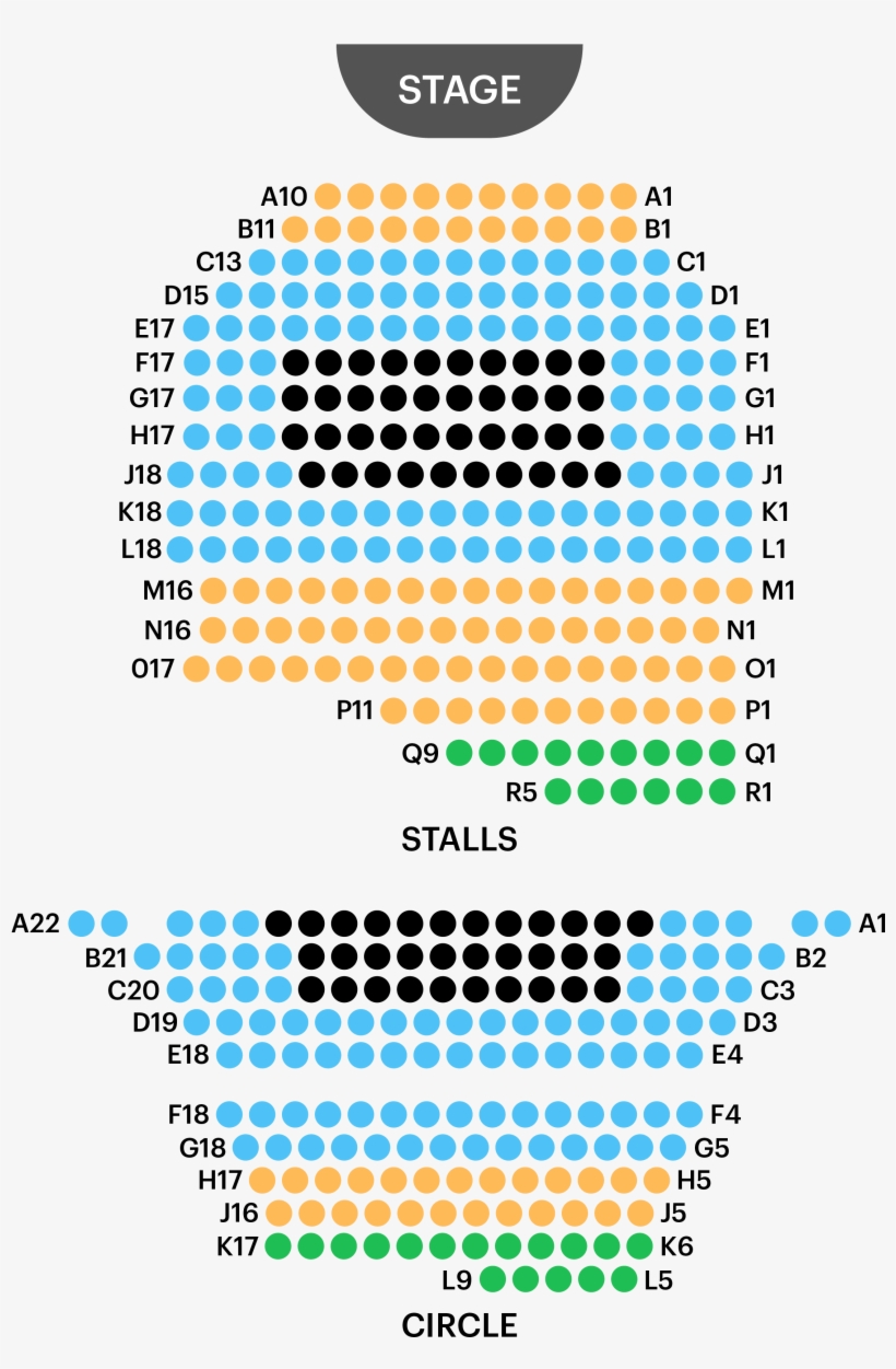 Ambassador Theatre Seating Plan Songs For Nobodies, transparent png #6972482
