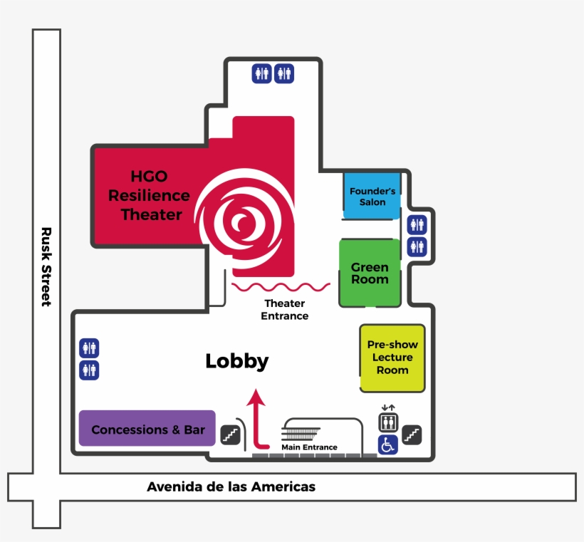 Resilience Theater Venue Map, transparent png #6972531