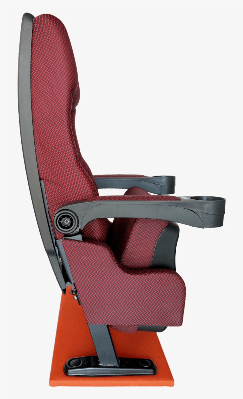 Maroon Cinema Chair, transparent png #6972762