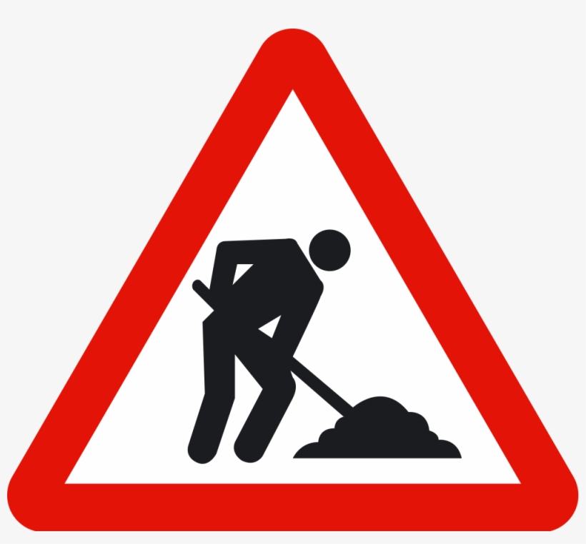 Senal De Transito Hombre Trabajando, transparent png #6972978