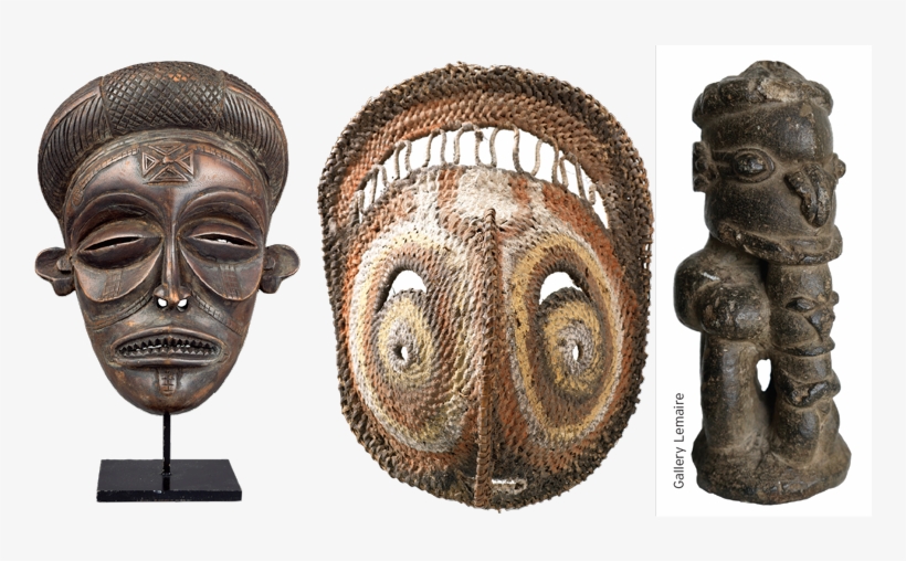 A Wooden Chokwe Mask From The Democratic Republic Of, transparent png #6973877