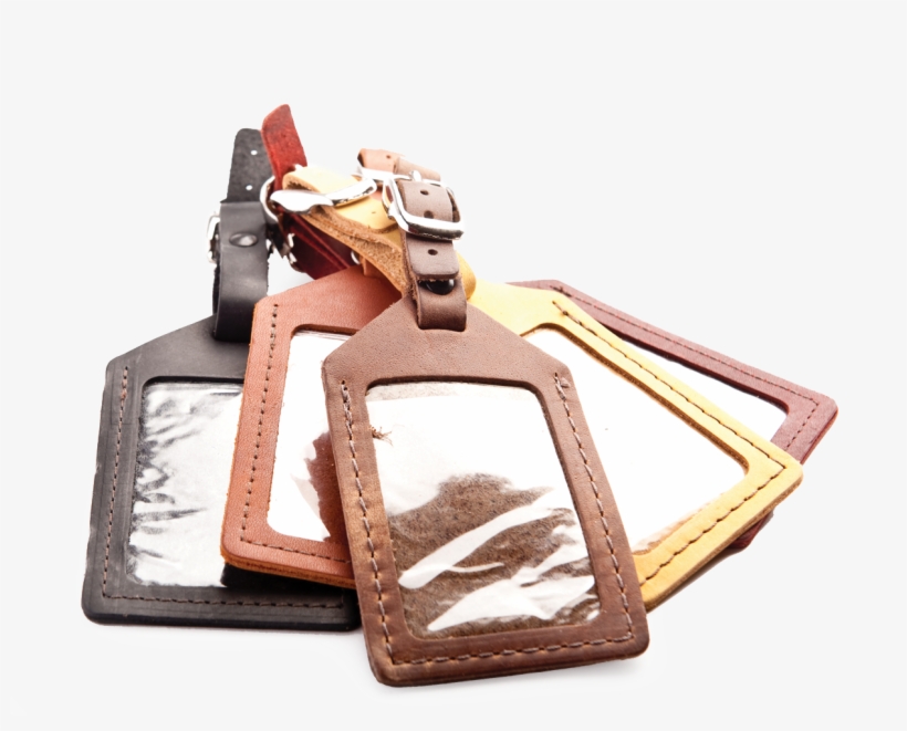 Rustic Leather Luggage Tag, transparent png #6974645