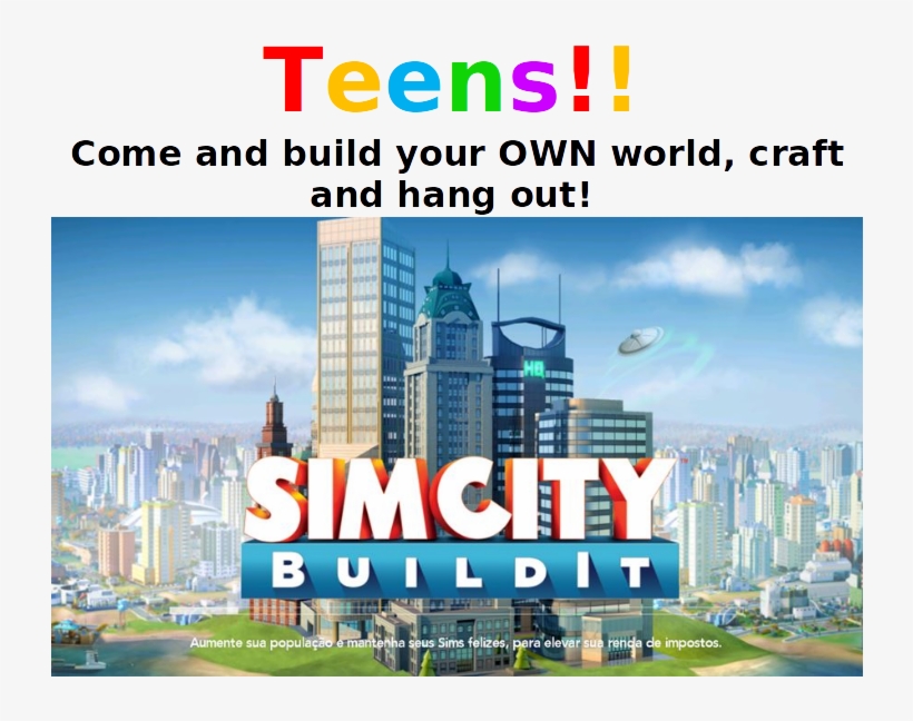 Simcity Build It And Crafts Tuesdays Georgetown Library, transparent png #6976067