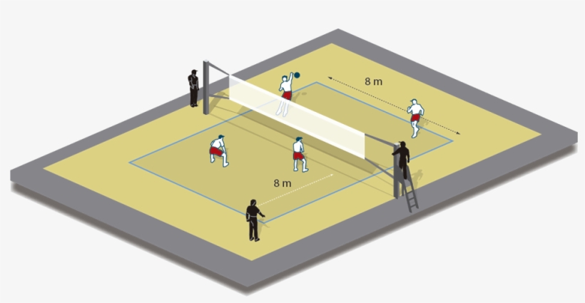 Terreno De Juego De Voley Playa, transparent png #6976376