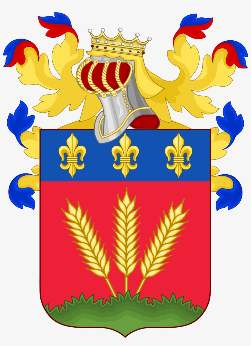 Unas Espigas De Trigo En El Escudo De La Familia Belgrano, transparent png #6977223