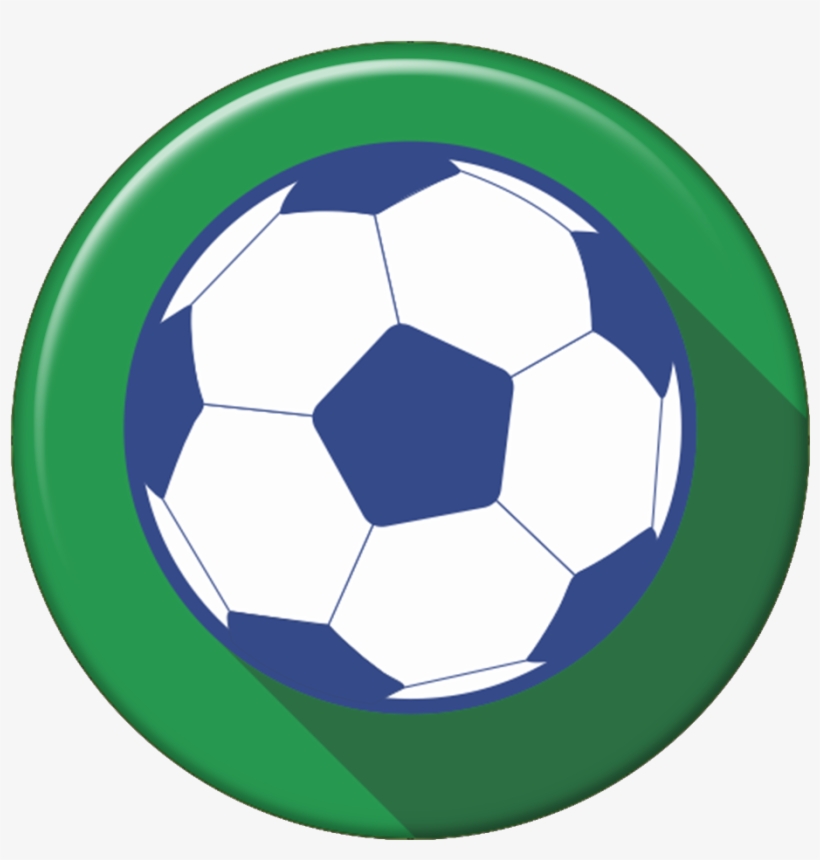 Pop Selfie Bola De Futebol Fundo Verde, transparent png #6977276