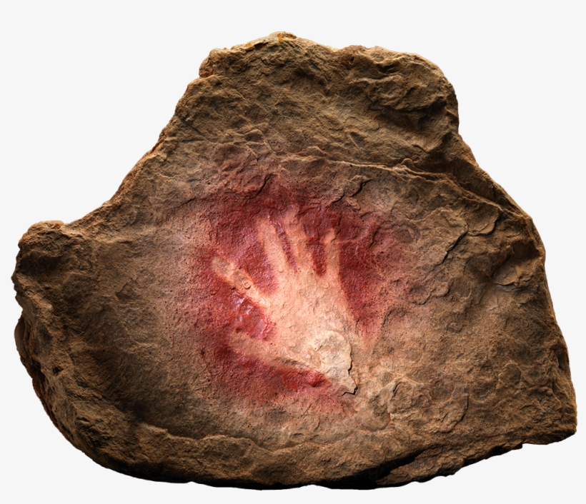A Handprint On A Rock, transparent png #6978067