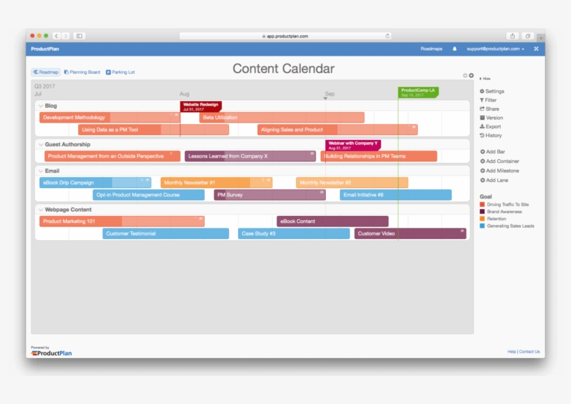 Content Calendar Template - Free Transparent PNG Download - PNGkey