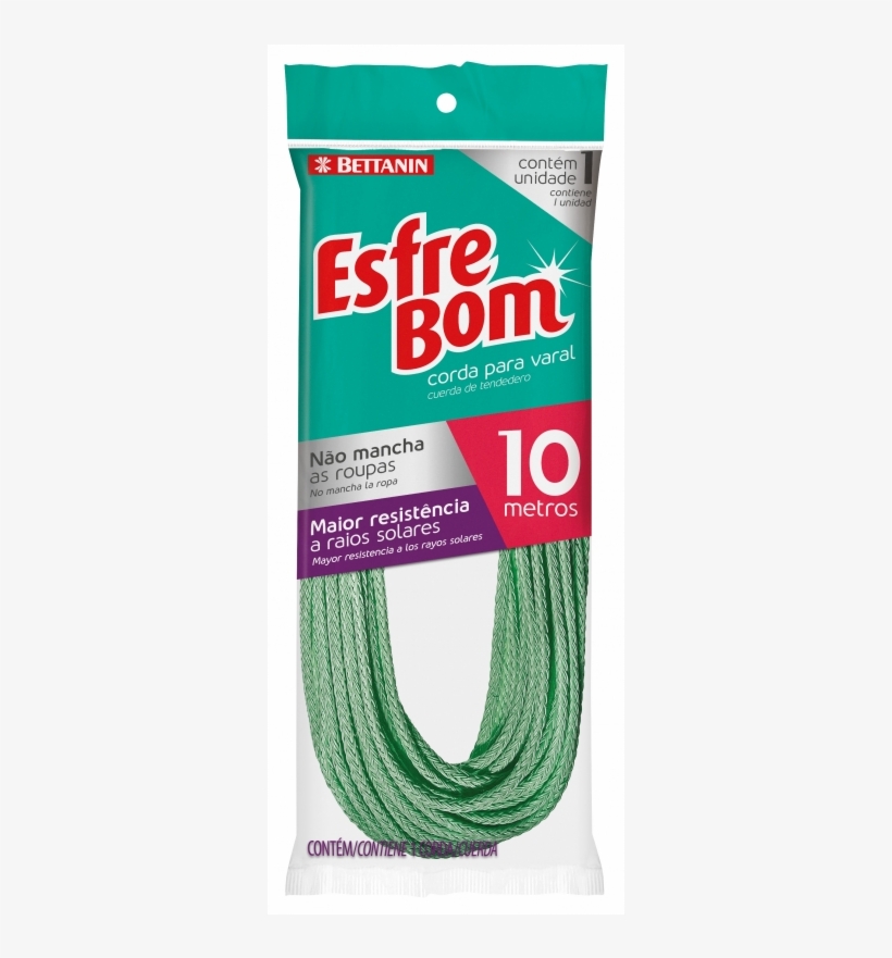 Esfrebom Corda Para Varal 10m, transparent png #6978878