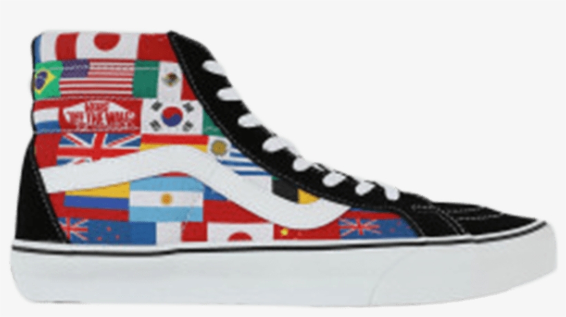 Sk8-hi Reissue 'international Flags', transparent png #6983004