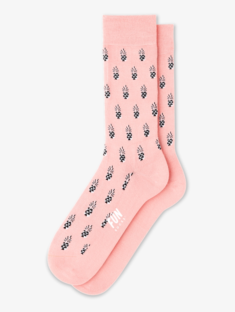Men's Pineapple Dress Socks, transparent png #6983657