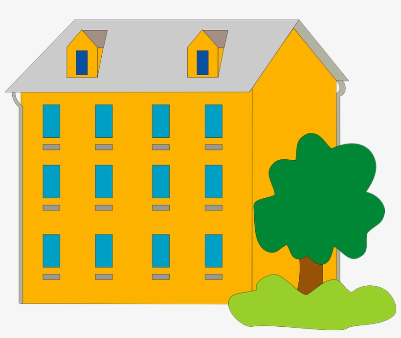 Collection Of Free Vector Apartments Art, transparent png #6984045