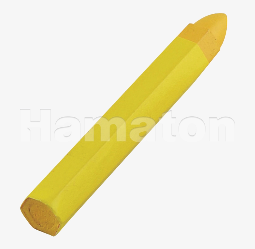 5-104 - Yellow Crayon, transparent png #6985487