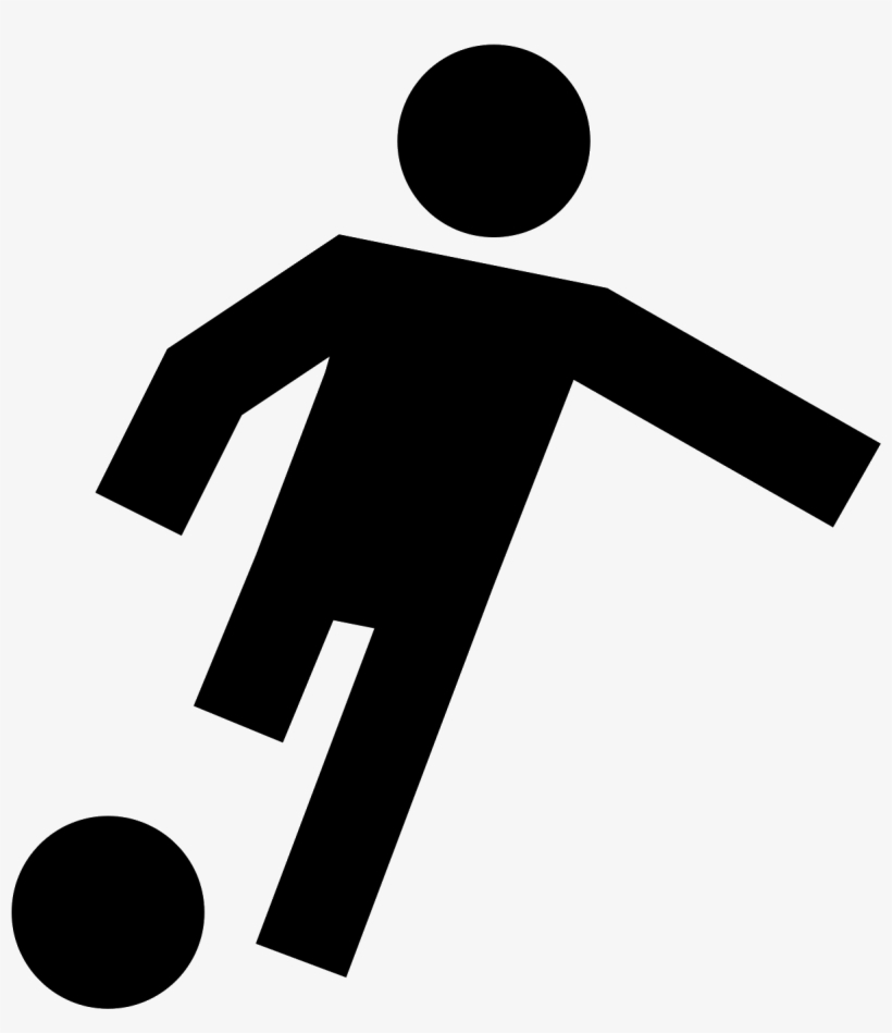 Shows A Silhouette Of A Man On With One Leg Raised, transparent png #6987571