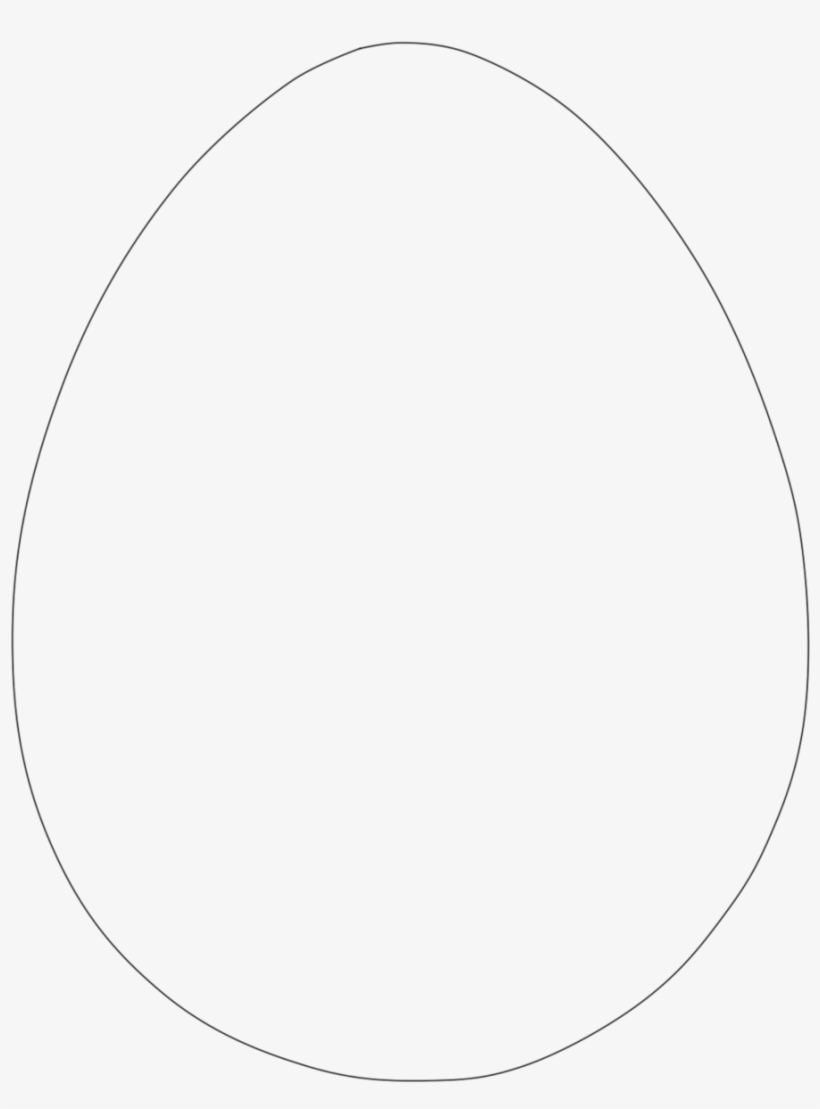 Easter Egg Template Png, transparent png #6990235