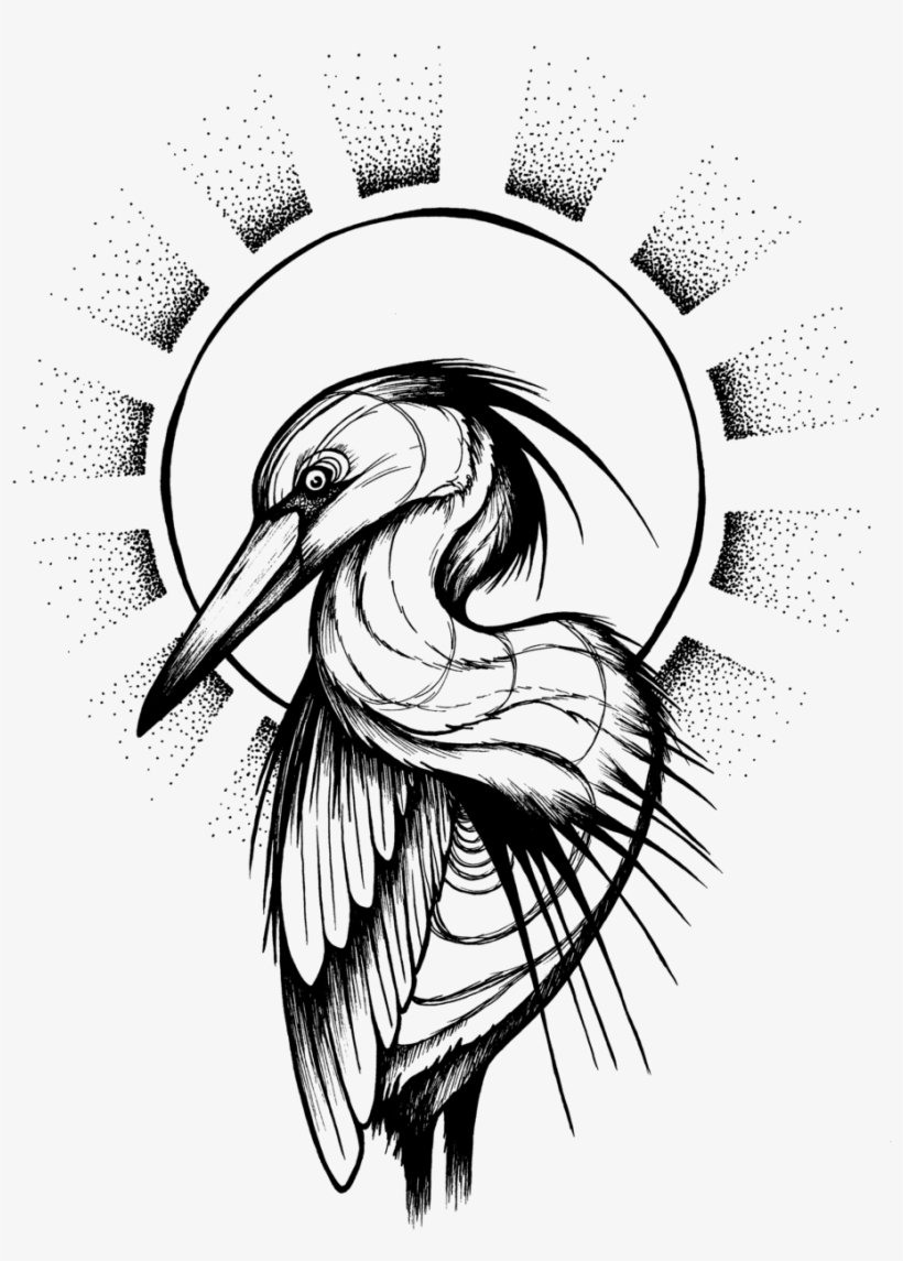 Alison Onyx Art Helios Heron, transparent png #6990739