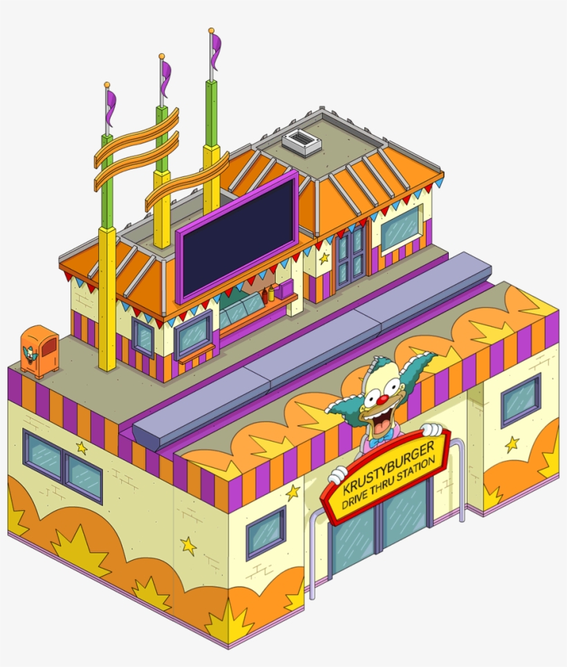 Krustys Drive-thru Station, transparent png #6996118