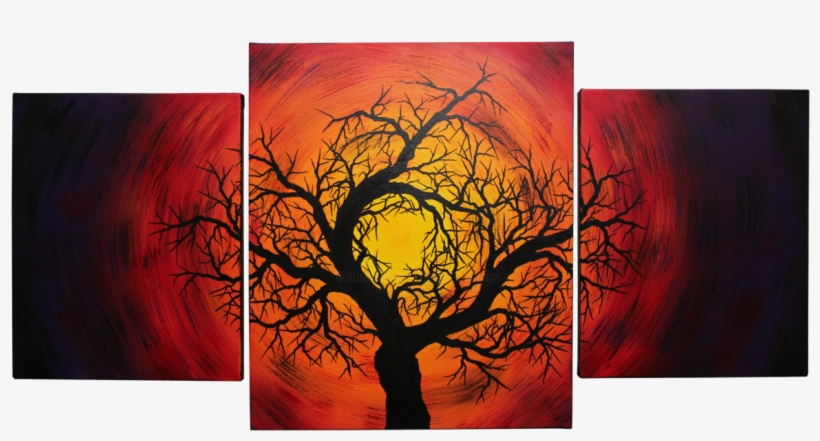 Silhouette D'arbre Noir, transparent png #6997159