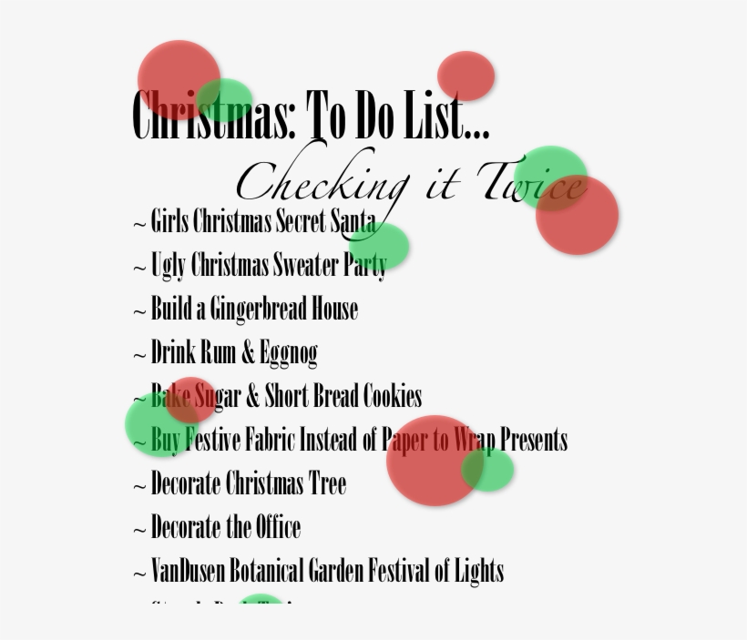 Christmas List Png, transparent png #6997455
