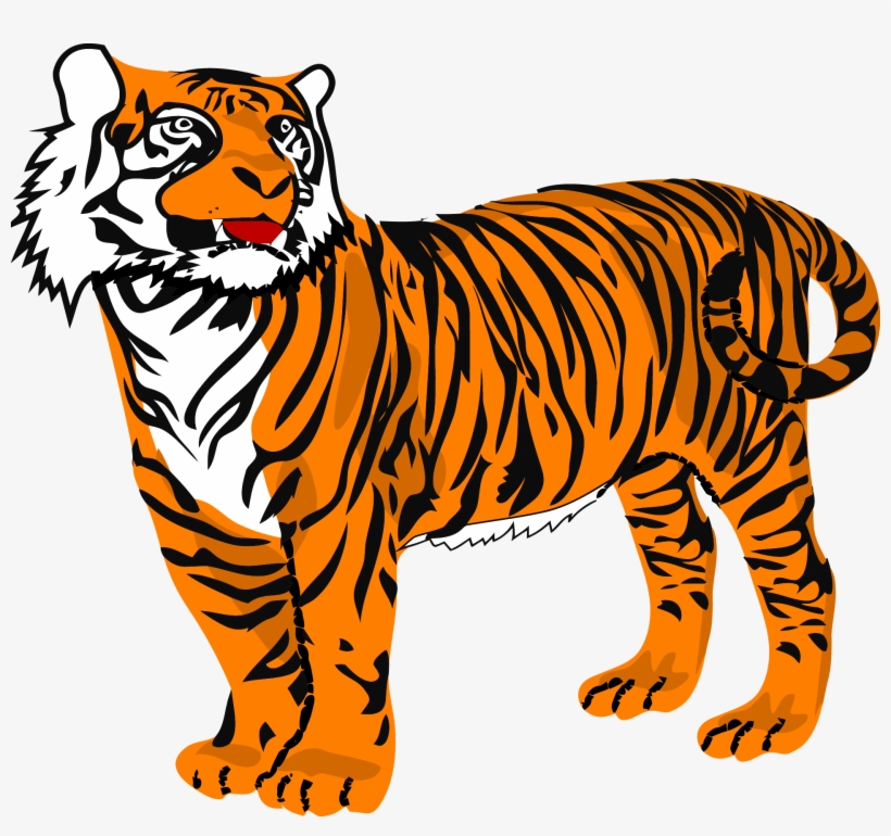 Tiger Png Clipart - Tiger Clipart, transparent png #70136
