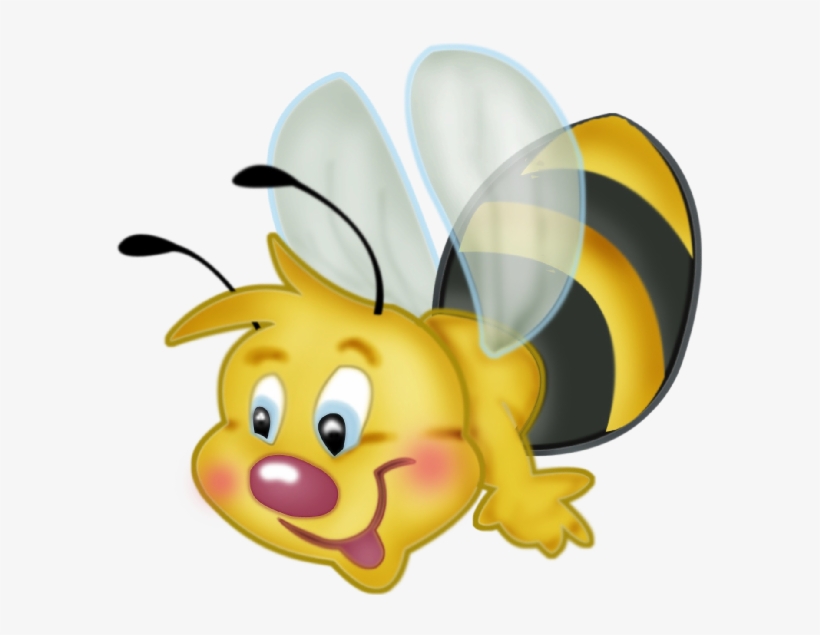Valentine Love Bees Bee Free Images Abeilles - Clip Art Bee, transparent png #70179