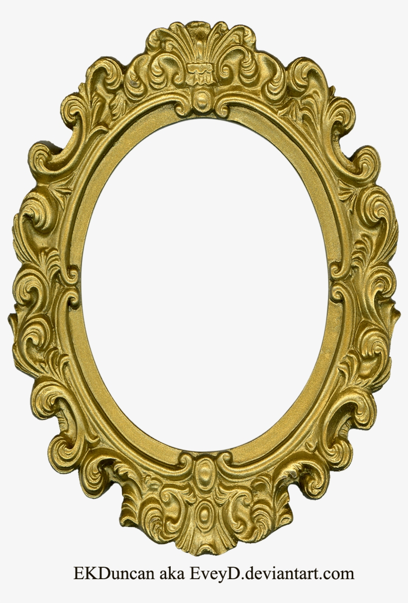 Ornate Gold Frame, transparent png #70337