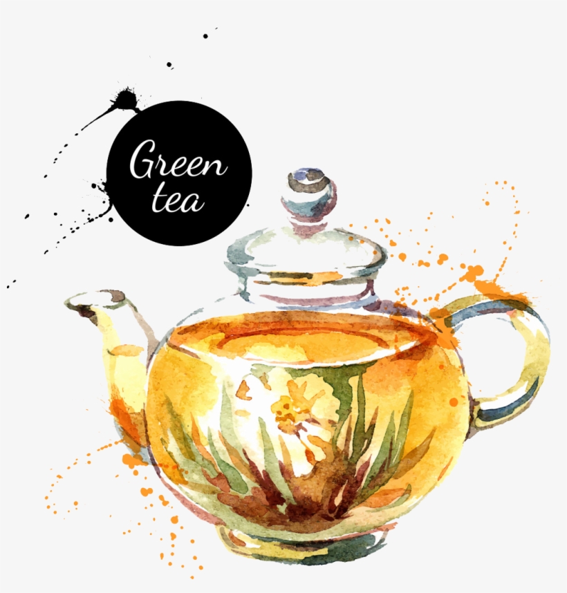 Watercolor Painting Drawing Royalty - Serve O Chá De Camomila, transparent png #70389