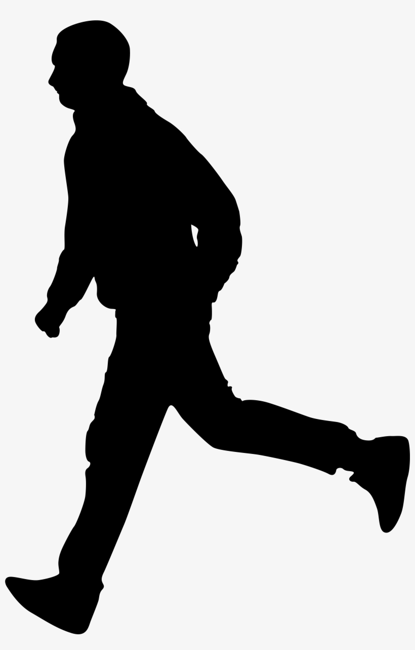 Running Person Png - Man Shadow Png, transparent png #70565