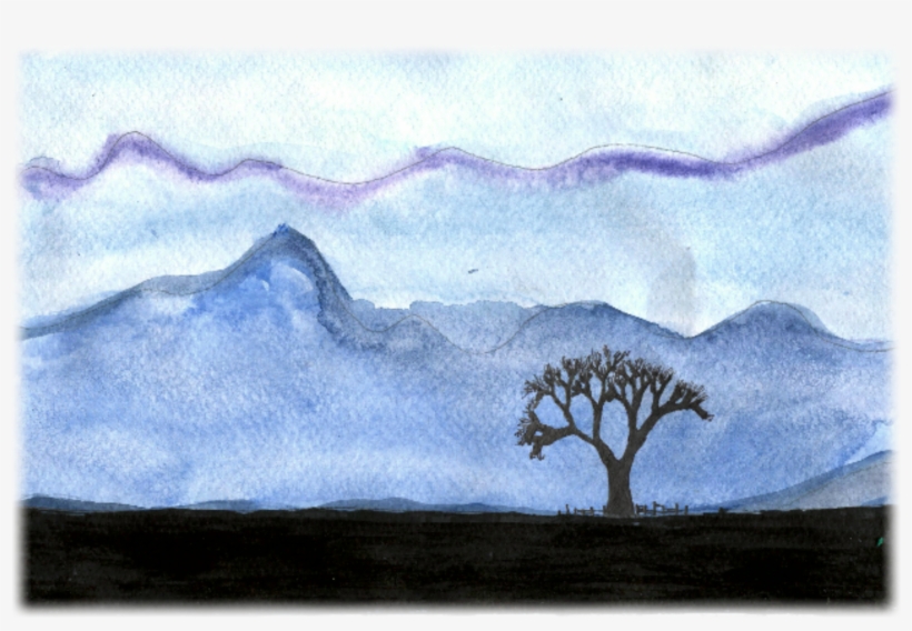 The Muted Colours Are Extremely Effective In This Landscape - Painting, transparent png #70589