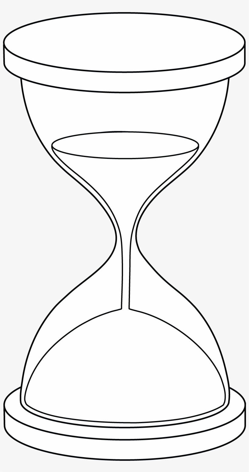 Clipart Stock Hourglass Clipart Sand Timer - White Hourglass Clipart, transparent png #70612