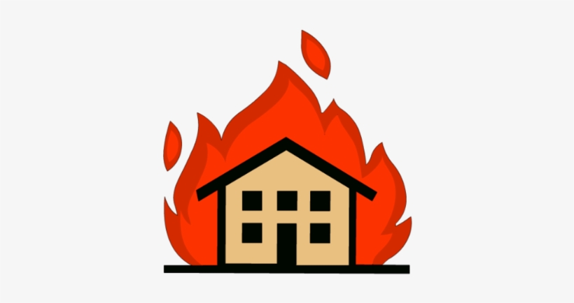 Building On Fire Cartoon, transparent png #70954