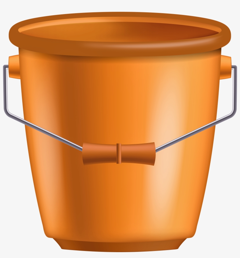 Orange Bucket Png Clipart, transparent png #71041