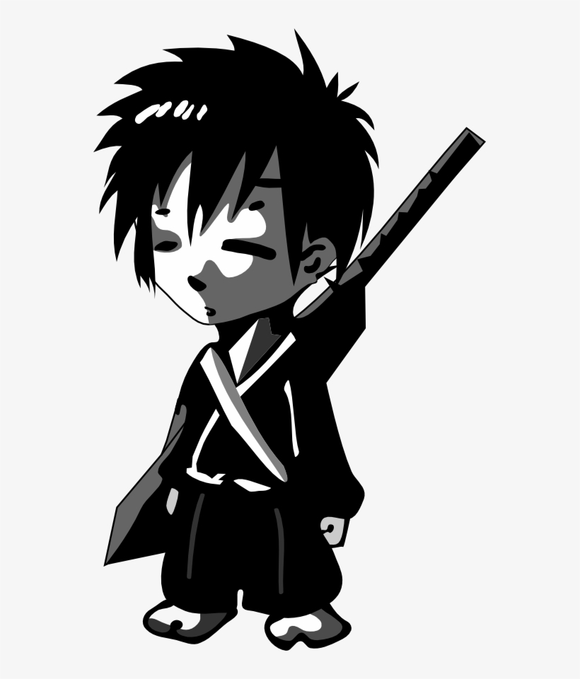 Clip Art Royalty Free Samurai Characters Pinterest - Samurai Chibi, transparent png #71151