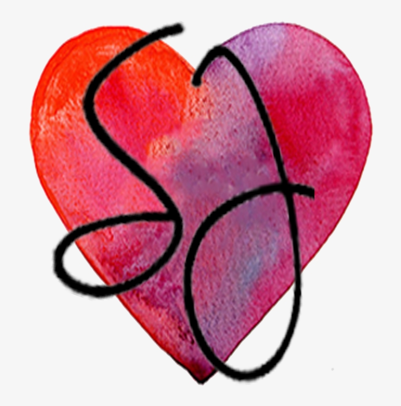 Favicon Sj Watercolor Heart - Heart, transparent png #71179