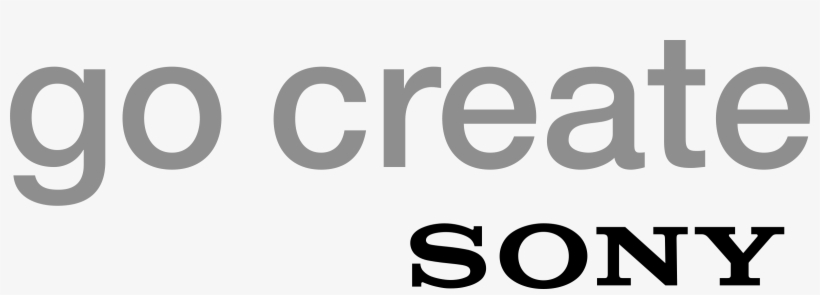 Go Create Sony Logo Png Transparent - Sony Corporation, transparent png #71226