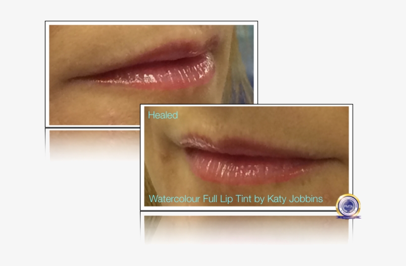 42 4 Katy Jobbins Permanent Makeup Watercolor Full - Lip, transparent png #71396
