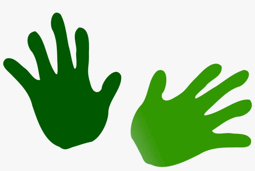 This Free Icons Png Design Of Green Hands, transparent png #71425