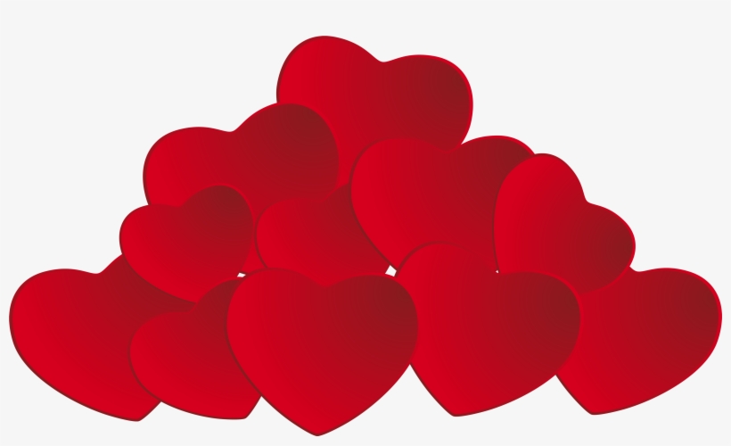 Pile Of Hearts Png Clipart - Hearts Clip Art Png, transparent png #71492