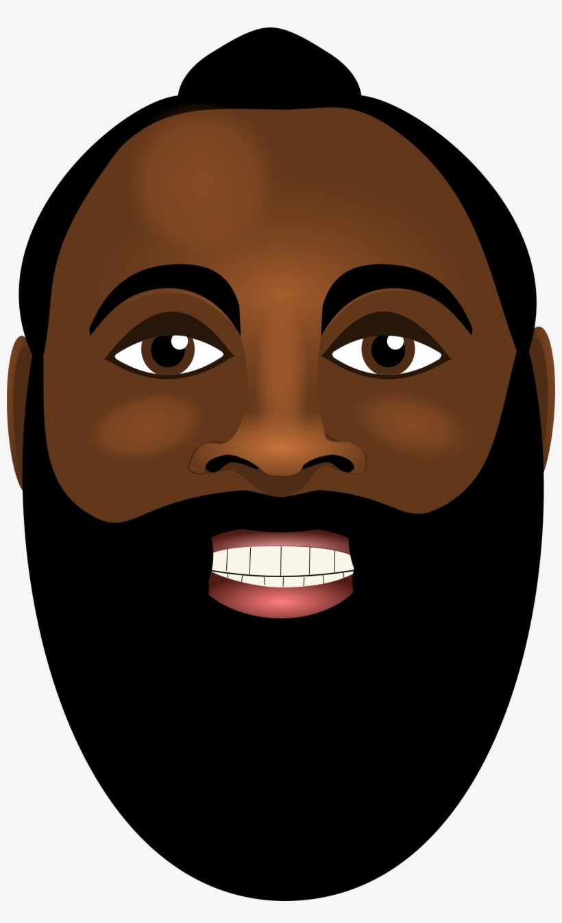 Beard Clipart James Harden - James Harden, transparent png #71615