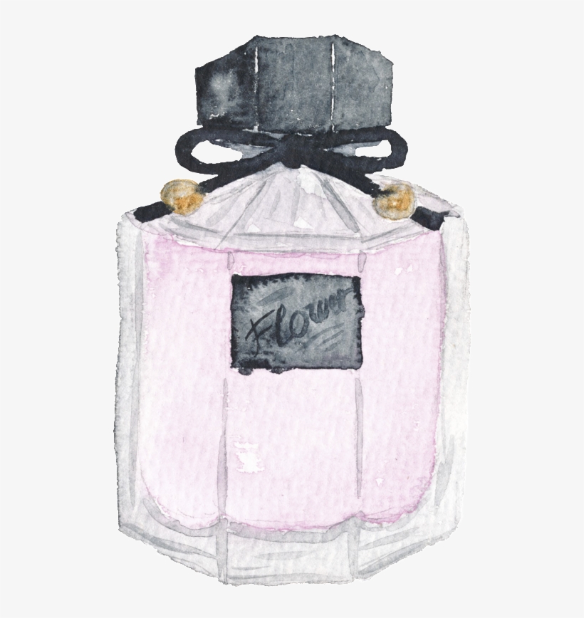 Pink Perfume Bottle Fashion Paris Cartoon Transparent - Cartoon, transparent png #71729