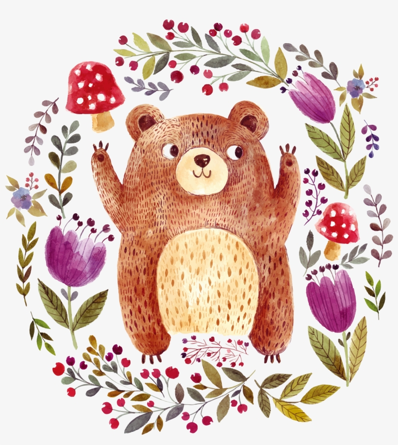 Brown Bear Drawing Illustration - Illustration Ours, transparent png #71773