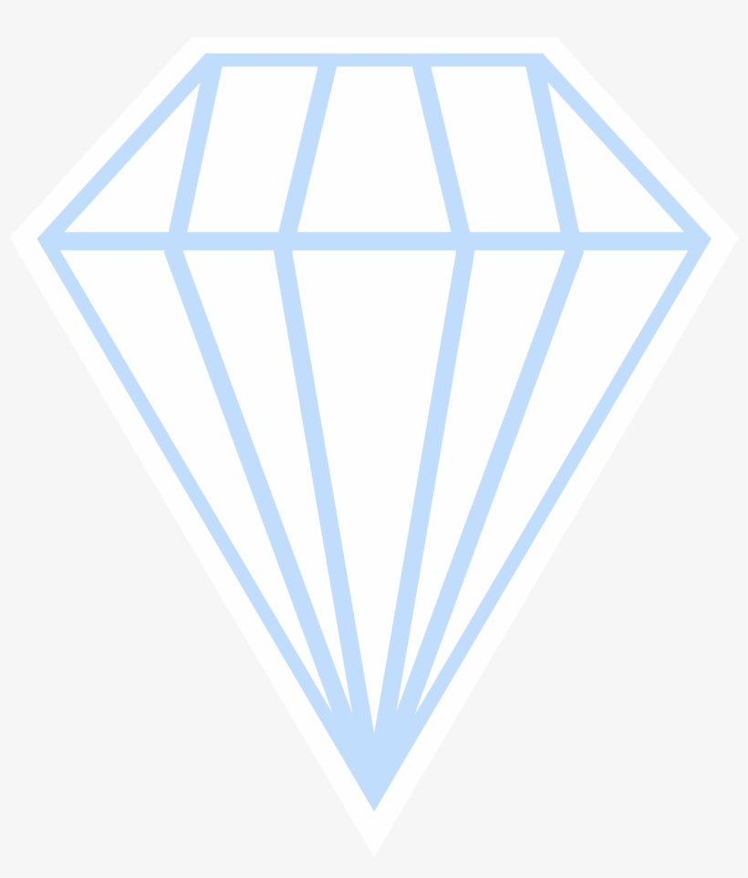 This Free Icons Png Design Of Single White Diamond, transparent png #71778