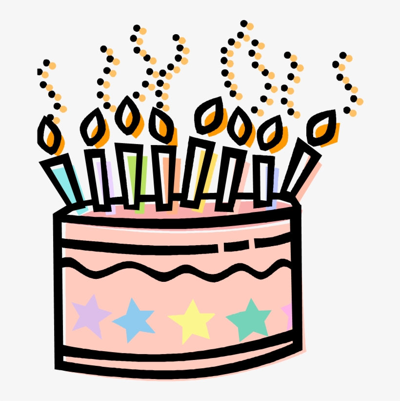 Happy Birthday Cake Clipart - Happy Birthday Cake Animasi, transparent png #71991