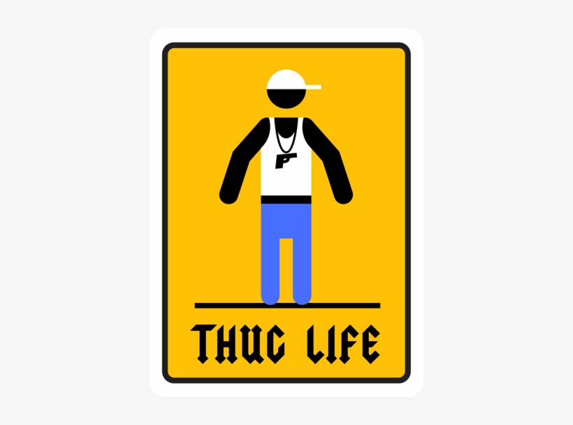 Thug Life Sticker, transparent png #72468