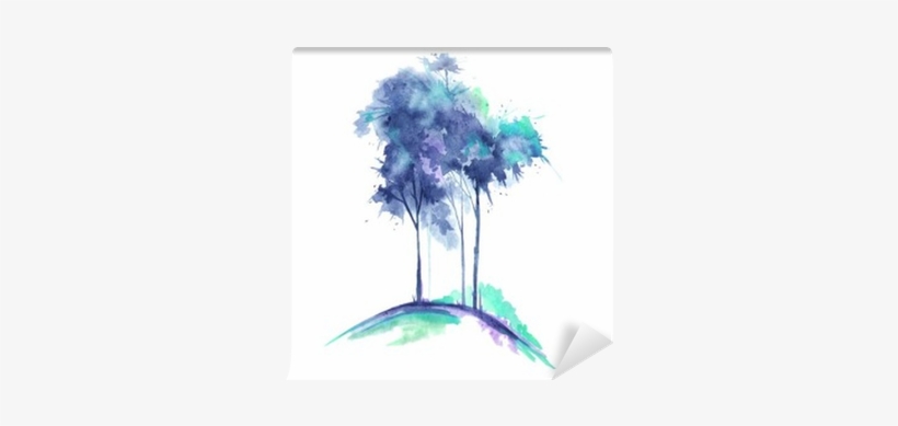 Clip Art Royalty Free Download Watercolor Tree Isolated - Watercolor Painting, transparent png #72608