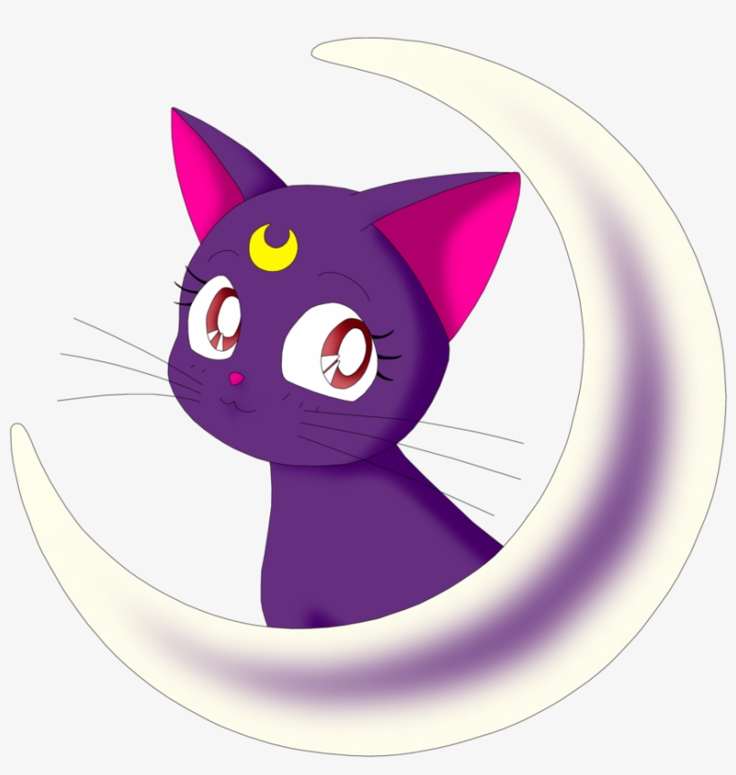 Sailor Moon Cats Png - Luna Sailor Moon Png, transparent png #72789
