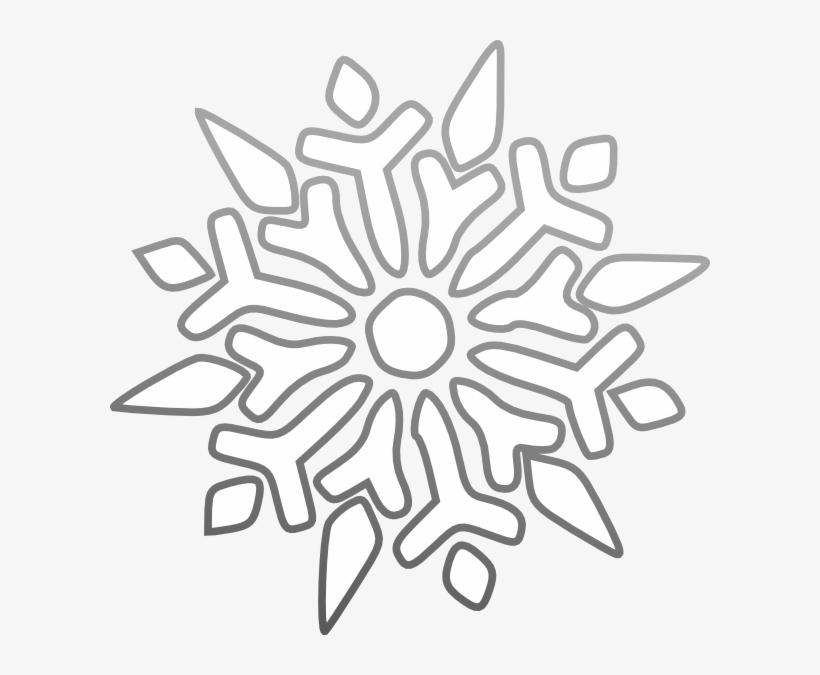 Snowflake Clip Art - Easy Mandala Snowflakes. Glowing Coloring Patterns, transparent png #72828